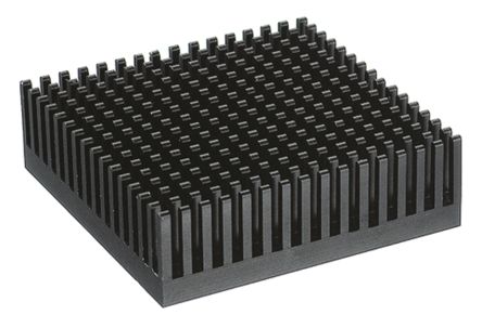 Fischer Elektronik Heatsink, Universal Square Alu, 13.2K/W, 43.1 X 43.1 X 8mm, Adhesive Foil, Conductive Foil