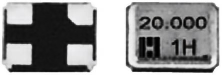 Hosonic 27MHz Quarz, Oberflächenmontage, ±30ppm, 12pF, B. 2mm, H. 0.55mm, L. 2.5mm, SMD, 4-Pin