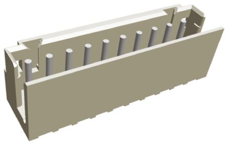 TE Connectivity AMP CT Leiterplatten-Stiftleiste Gerade, 10-polig / 1-reihig, Raster 2.0mm, Kabel-Platine,