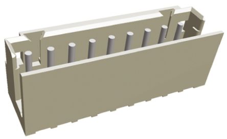 TE Connectivity AMP CT Leiterplatten-Stiftleiste Gerade, 9-polig / 1-reihig, Raster 2.0mm, Kabel-Platine,