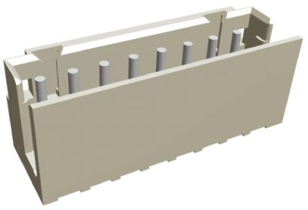 TE Connectivity AMP CT Leiterplatten-Stiftleiste Gerade, 8-polig / 1-reihig, Raster 2.0mm, Kabel-Platine,