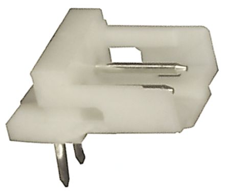 TE Connectivity AMP CT Leiterplatten-Stiftleiste Gewinkelt, 2-polig / 1-reihig, Raster 2.0mm, Kabel-Platine,