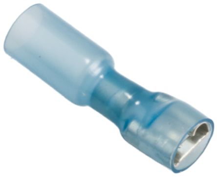 TE Connectivity Duraseal Flachsteckhülse, Blau, Isoliert, 6.6 X 0.8mm, Buchse, 1.5mm² - 2.5mm², 16AWG Min