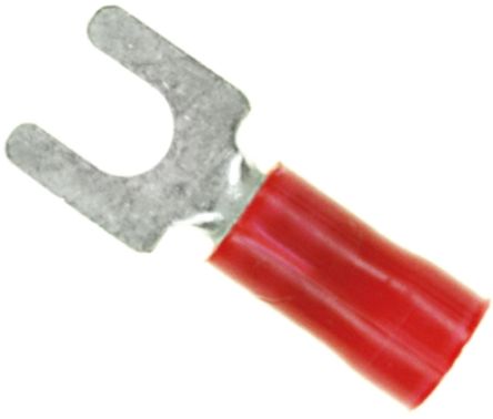 TE Connectivity, PLASTI-GRIP Insulated Crimp Spade Connector, 0.26mm² To 1.65mm², 22AWG To 16AWG, M3.5 Stud Size Vinyl,