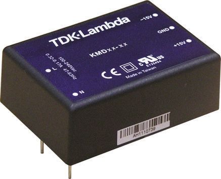 TDK-Lambda Schaltnetzteil, AUS ±12V Dc / 1.66A 2-Kanal 40W, EIN 100 → 375 V Dc, 90 → 264 V Ac Gekapselt,