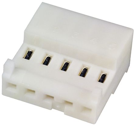 TE Connectivity 5-Way IDC Connector Socket For Cable Mount, 1-Row
