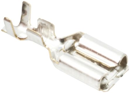 TE Connectivity Positive Lock .250 EX II Flachsteckhülse, Unisoliert, 6.35 X 0.81mm, Buchse, 0.8mm² - 2mm², 18AWG Min