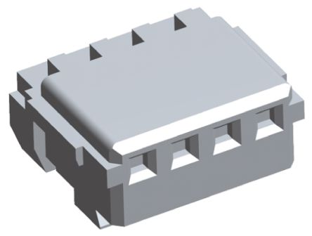 TE Connectivity AMP Mini CT IDC-Steckverbinder Buchse,, 4-polig / 1-reihig, Raster 1.5mm