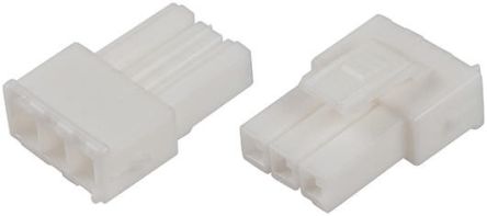 TE Connectivity, Power Double Lock Male Connector Housing, 3.96mm Pitch, 4 Way, 2 Row