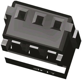 TE Connectivity Boitier De Connecteur Femelle, 3 Contacts 1 Rang, Pas 1.5mm, Droit, Série AMP Mini CT