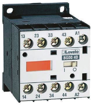 Lovato 接触器继电器, BG系列, 4极, 触点10 A, 触点电压690 V 交流