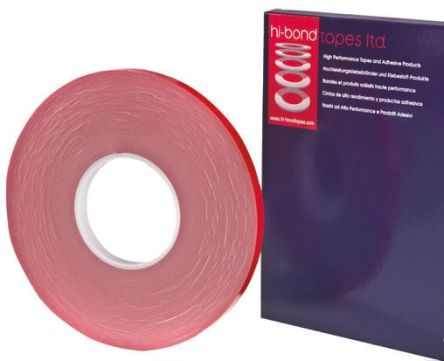 Hi-Bond 泡棉胶带, 两面, 0.64mm厚, 19mm宽, 33m长, 白色, 丙烯酸泡棉, 泡沫密度1000kg/m³, 拉伸强度82.3N/cm
