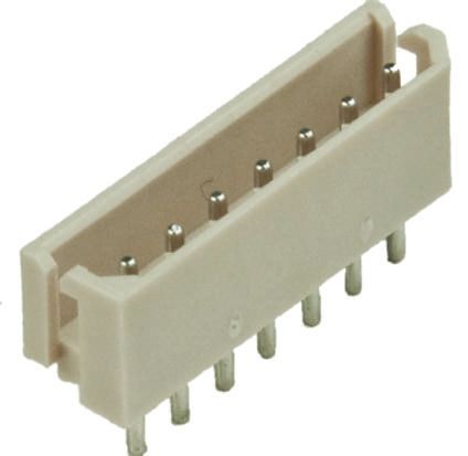 Molex SPOX Leiterplatten-Stiftleiste Gerade, 7-polig / 1-reihig, Raster 2.5mm, Kabel-Platine, Lötanschluss-Anschluss,