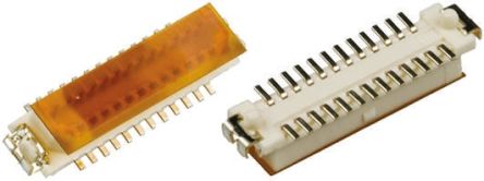 Hirose Conector Hembra Para PCB Serie DF9, De 25 Vías En 2 Filas, Paso 1mm, 150 V, 500mA, Montaje Superficial, Para