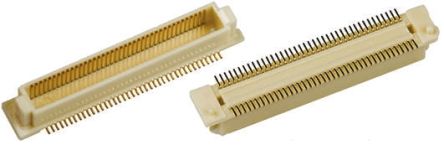 Hirose Conector Macho Para PCB Serie FunctionMAX FX8C De 100 Vías, 2 Filas, Paso 0.6mm, Para Soldar, Montaje Superficial
