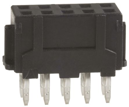 Hirose Conector Hembra Para PCB Serie DF11, De 10 Vías En 2 Filas, Paso 2.0mm, 2.0A, Montaje En Orificio Pasante, Para