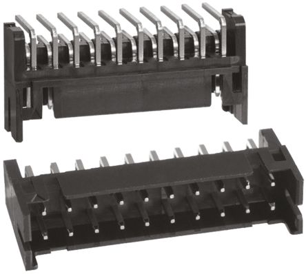 Hirose DF11 Leiterplatten-Stiftleiste Gewinkelt, 20-polig / 2-reihig, Raster 2.0mm, Platine-Platine, Kabel-Platine,