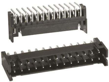 Hirose DF11 Leiterplatten-Stiftleiste Gewinkelt, 26-polig / 2-reihig, Raster 2.0mm, Platine-Platine, Kabel-Platine,