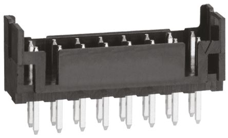 Hirose DF11 Leiterplatten-Stiftleiste Gerade, 16-polig / 2-reihig, Raster 2.0mm, Platine-Platine, Kabel-Platine,