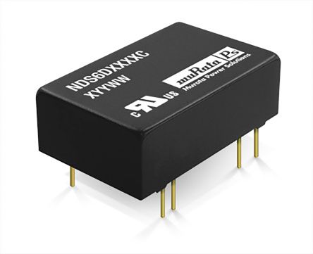 Murata Power Solutions Murata NDS6 DC/DC-Wandler 6W 24 V Dc IN, ±15V Dc OUT / ±200mA 1.5kV Dc Isoliert