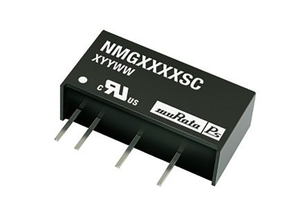 Murata Power Solutions Murata NMG DC/DC-Wandler 2W 5 V Dc IN, 12V Dc OUT / 167mA 1kV Dc Isoliert