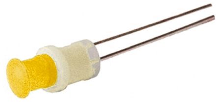 Oxley Yellow Panel Mount Indicator, 12V, 5mm Mounting Hole Size, Lead Wires Termination, IP66