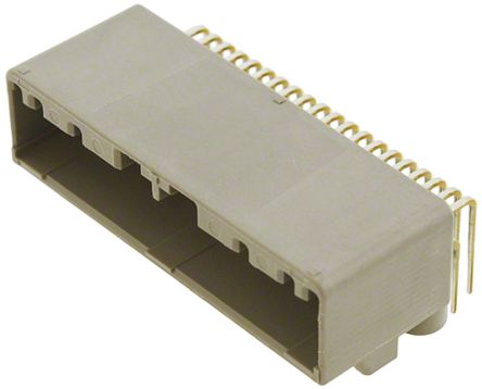 JAE Conector Macho Para PCB Ángulo De 90° Serie MX34 De 40 Vías, 2 Filas, Paso 2.2mm, Para Soldar, Montaje En Orificio
