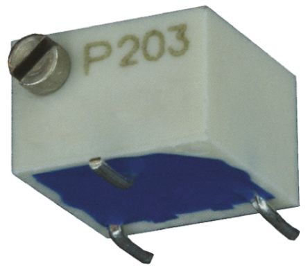 Bourns 3269 12-Gang SMD Trimmer-Potentiometer, Seitliche Einstellung, 10kΩ, ±10%, 0.25W, Gullwing, L. 6.35mm