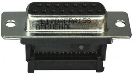 Amphenol ICC Amphenol DFR Sub-D Steckverbinder Buchse Abgewinkelt, 37-polig / Raster 2.77mm, Kabelmontage IDC