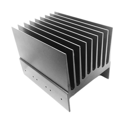 RS PRO Kühlkörper Für Universelle Rechteckige Alu 0.75K/W, 100mm X 114.3mm X 114.3mm