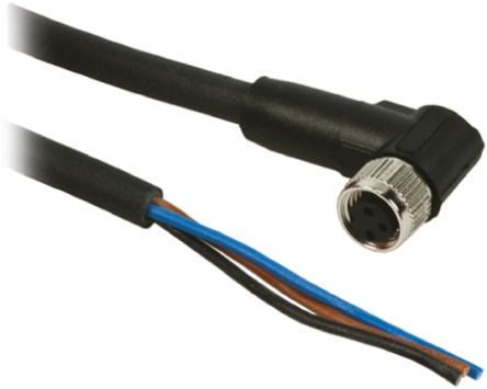Telemecanique Sensors Câble D'actionneur, Circulaire 1/2 Pouce Femelle Pré-câblé, 2m