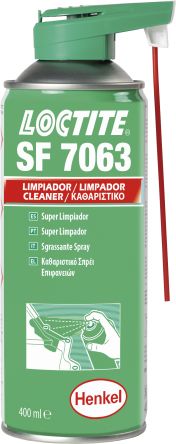 Loctite Detergente Multiuso SF 7063,, Spray Da 400 Ml, Per Ideale Per Essere Utilizzato Prima Delle Applicazioni Di