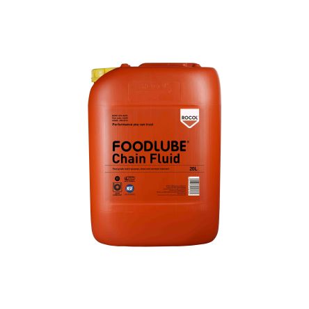 Rocol Foodlube® Chain Fluid Schmierstoff Polyalphaolefin Lebensmitteltauglich, Kanister 20 L