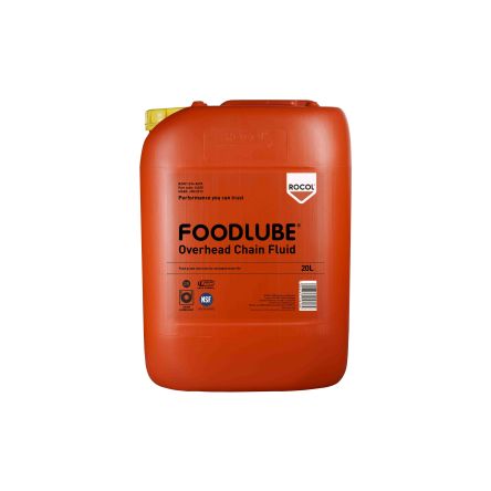 Rocol Foodlube® Overhead Chain Fluid Schmierstoff Polyalphaolefin Lebensmitteltauglich, Kanister 20 L