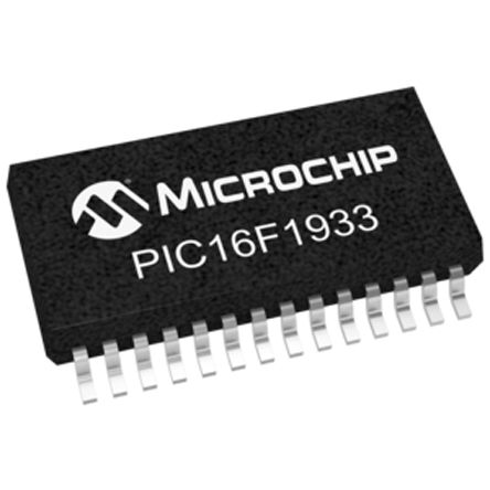 Microchip Microcontrolador PIC16LF1933-I/SS, Núcleo PIC De 8bit, RAM 256 B, 32MHZ, SSOP De 28 Pines