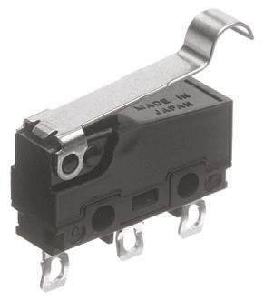 Panasonic Simulated Roller Lever Micro Switch, Solder Terminal, 3 A @ 250 V Ac, SP-CO, IP40