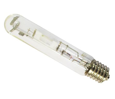 250 W T46 Clear Metal Halide Lamp, GES/E40 Tubular Enclosed Fitting, 19000 lm, 10000h