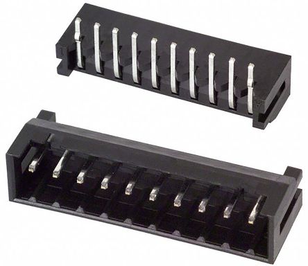 Hirose DF3 Leiterplatten-Stiftleiste Gewinkelt, 10-polig / 1-reihig, Raster 2.0mm, Platine-Platine, Kabel-Platine,