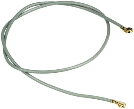 Molex Cable Coaxial, 50 Ω, Con. A: U.FL, Macho, Con. B: U.FL, Macho, Long. 110mm Gris
