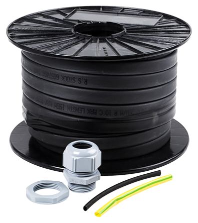 RS PRO Rohrbegleitheizung Set, Selbstregulierend, 10W, 100m, 110V Ac
