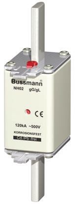 Eaton Bussmann Bussman Sicherungseinsatz NH02, 500V Ac / 200A, GG - GL DIN 43620-1, DIN 43620-3, IEC 60269, VDE