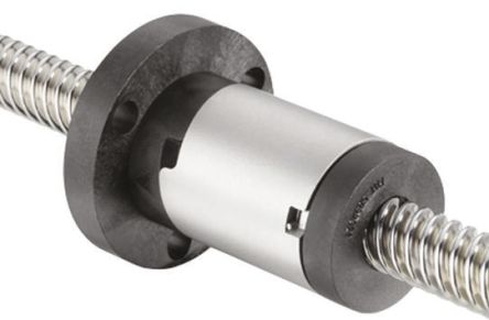Thomson Linear Flanged Anti-Backlash Nut For Lead Screw, Dia. 20mm
