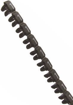 Legrand CAB 3 Kabel-Markierer, Aufsteckbar, Beschriftung: 1, Braun, Ø 0.8mm - 2.2mm, 5mm X 2,3 Mm, 1000 Stück