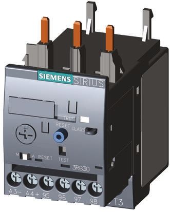 Siemens SIRIUS Innovation 3RB Halbleiter-Überlastrelais 90 W, 3P 1 Schließer, 1 Öffner / 400 MA, 69.7mm X 45mm