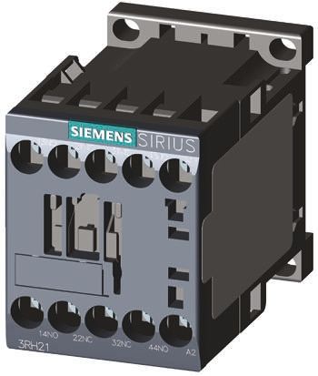 Siemens SIRIUS 3RT2 Hilfsschütz / 110 V Ac Spule, 3 -polig 3 Schließer, 400 V Ac / 25 A