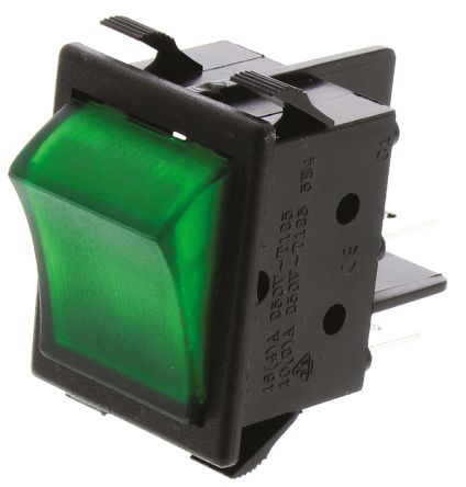 WRG32F2BBGEN | ZF Illuminated DPST, On-Off Rocker Switch Panel | ZF