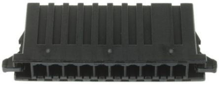 TE Connectivity Dynamic 3000 Steckverbindergehäuse Buchse 3.81mm, 10-polig / 1-reihig Gerade, Kabelmontage Für