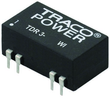 TRACOPOWER TDR 3WI DC/DC-Wandler 3W 24 V Dc IN, 5V Dc OUT / 600mA 1.5kV Dc Isoliert