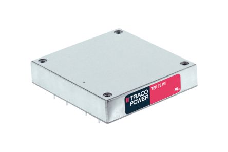 TRACOPOWER Convertisseur DC-DC, TEP 75WI, Montage Traversant, 75W, 1 Sortie, 5V C.c., 15A