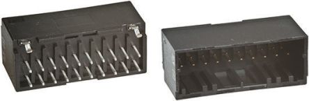 TE Connectivity Dynamic 1000 Leiterplatten-Stiftleiste Gerade, 30-polig / 2-reihig, Raster 2.0mm, Kabel-Platine,